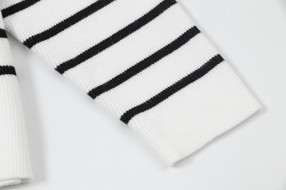 2026 AMI PARIS  striped sweater