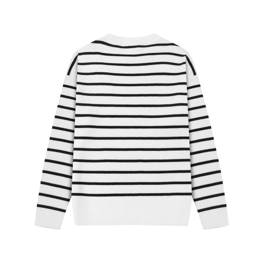 2026 AMI PARIS  striped sweater