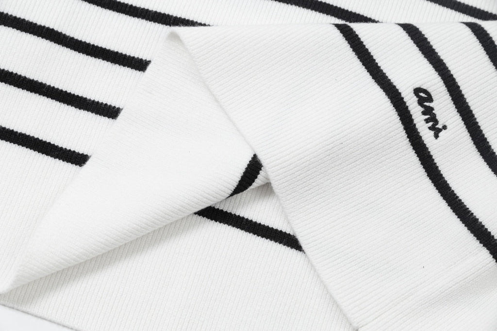 2026 AMI PARIS  striped sweater