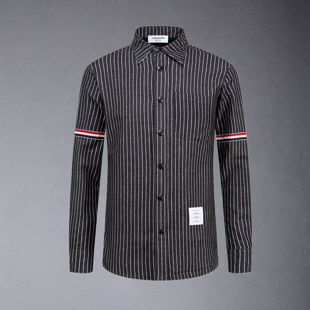 Thom Browne 4-Bar Thick Shirt