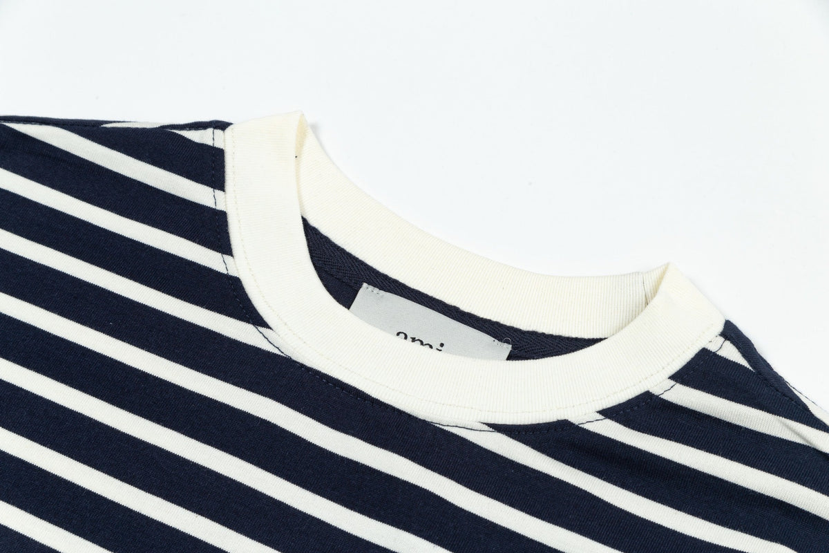2026 AMI PARIS Women's Striped T-Shirts