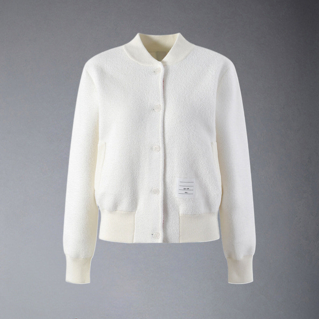 Thom Browne Women Baseball Jacket