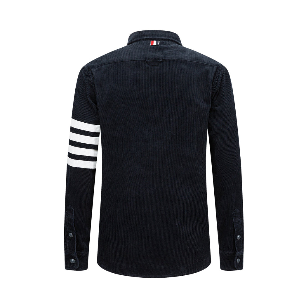 Thom Browne Man 4-Bar Thick Shirt