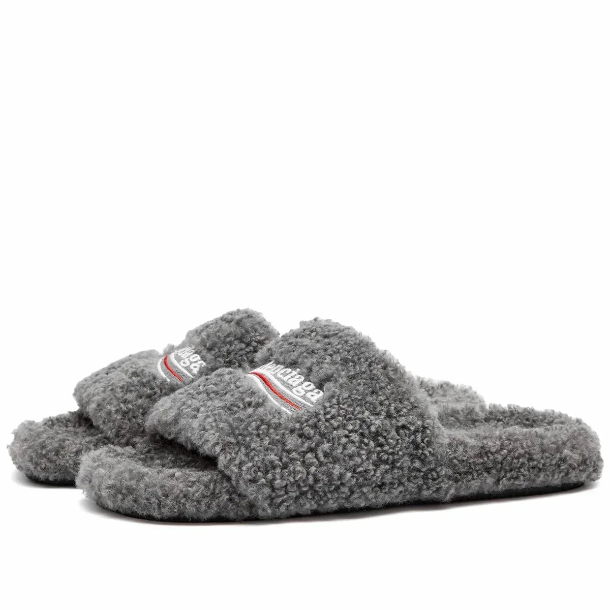 Balenciaga Fur Slides