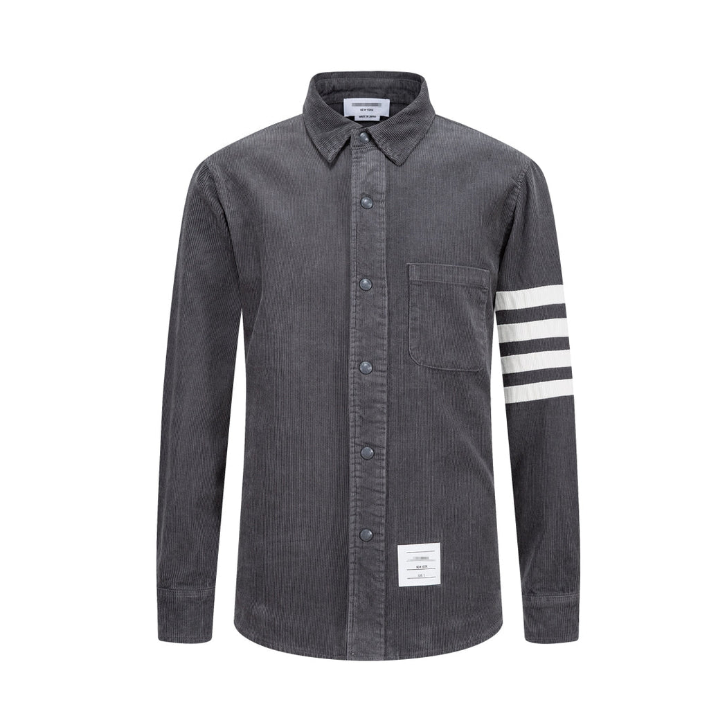 Thom Browne Man 4-Bar Thick Shirt