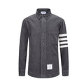 Thom Browne Man 4-Bar Thick Shirt