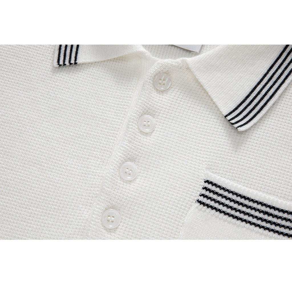 Thom Browne Women stripe POLO shirt