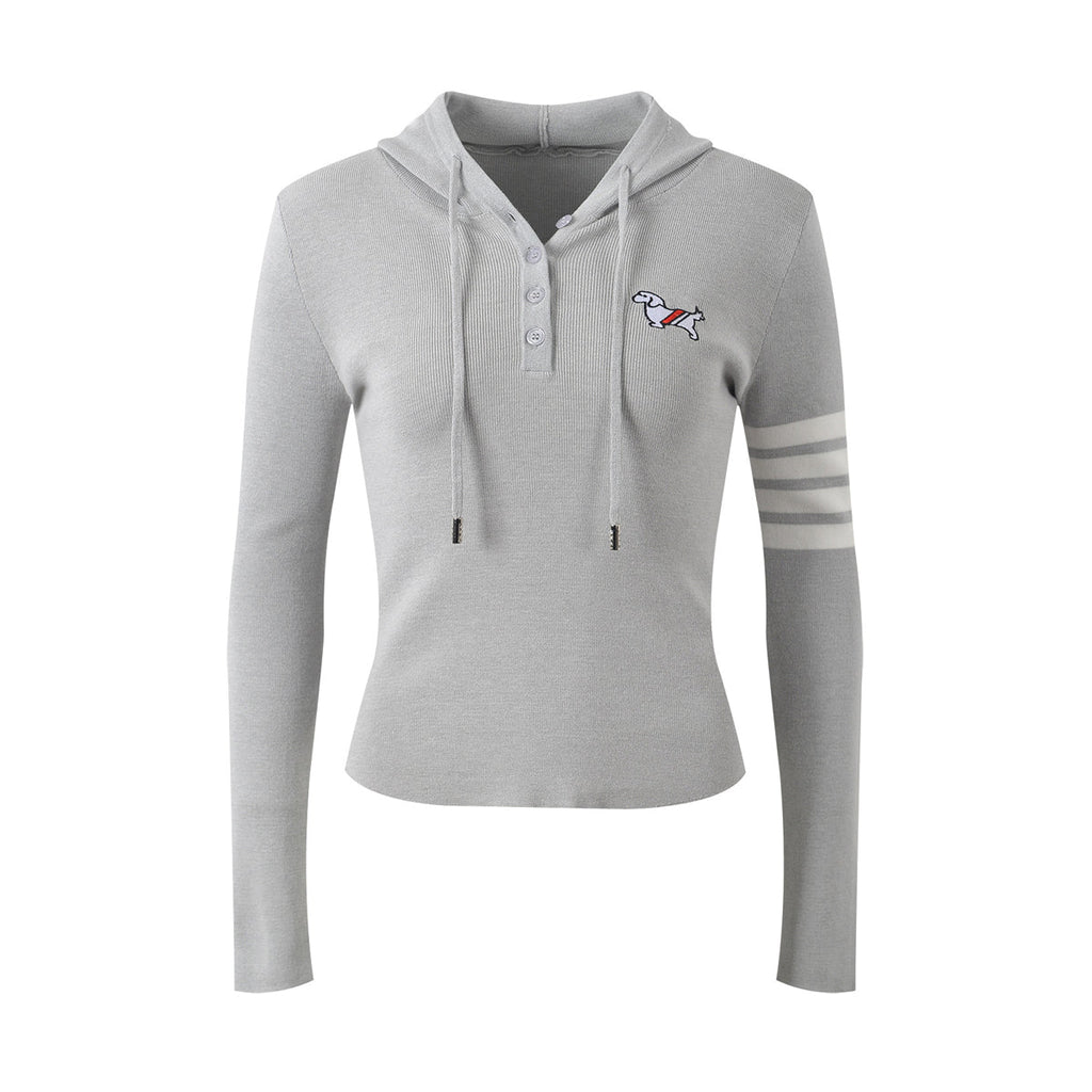 Thom Browne  2025ss Knitted Hoodie