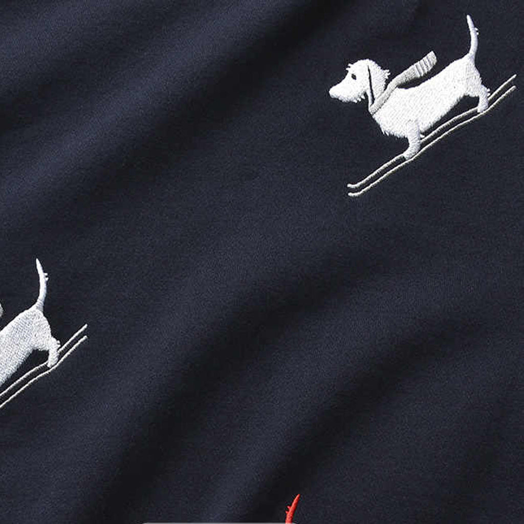 Thom Browne  Puppy Embroidery Sweatshirt