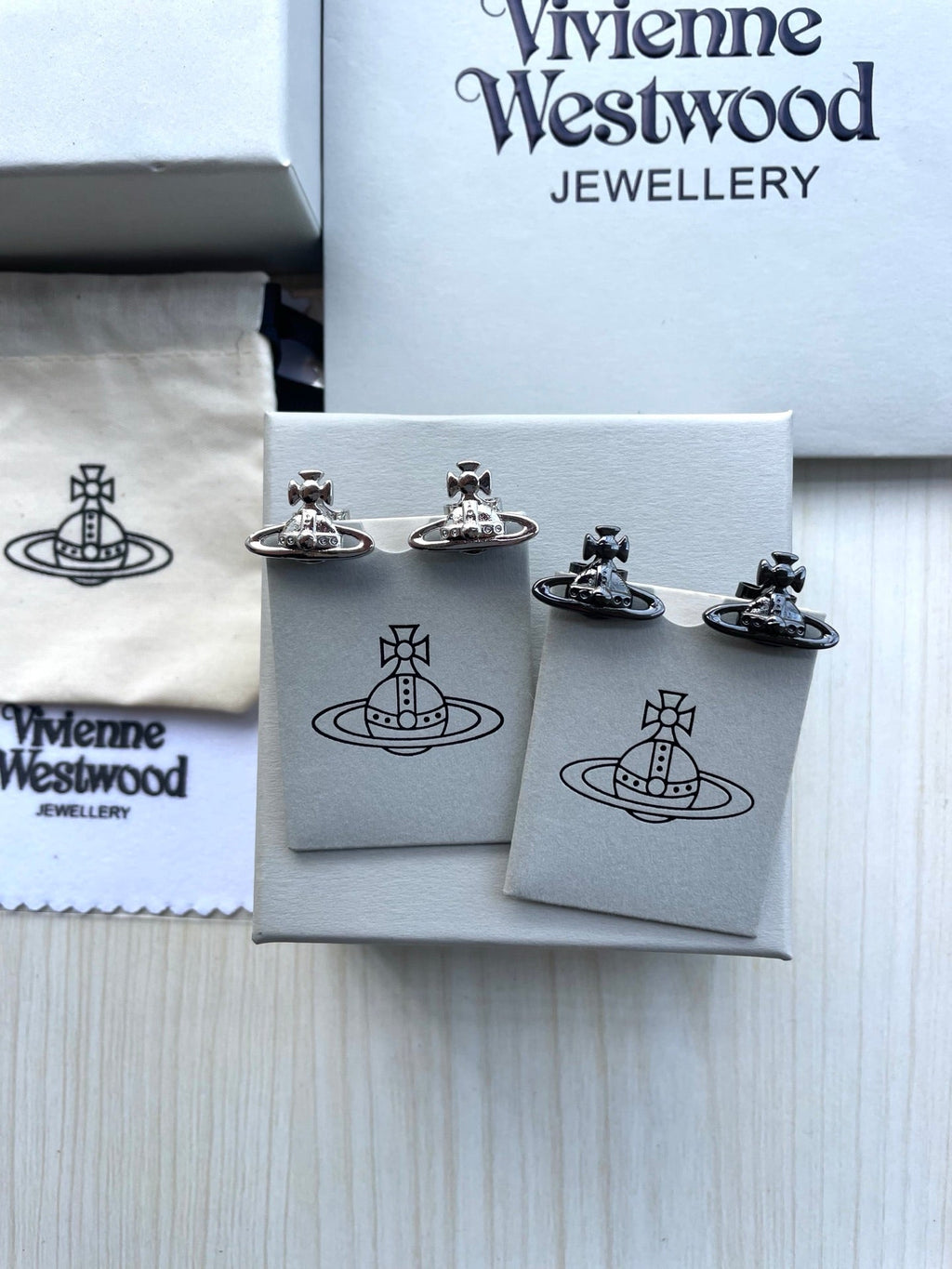 Vivienne Westwood Saturn Stud Earrings