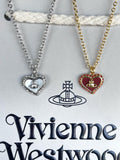 Vivienne Westwood 2026 Shell & Rhinestone Collarbone Necklace